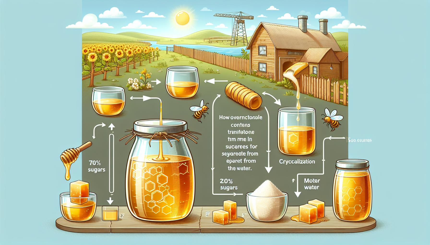 Jak vzniká zcukernatělý med a proč k tomu dochází