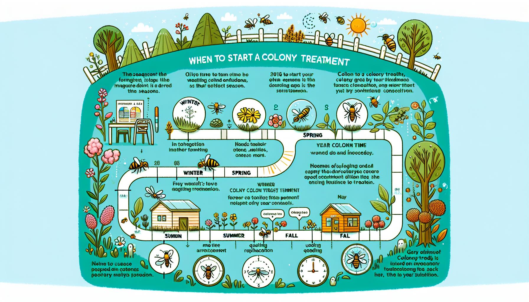 Kdy zahájit léčbu včelstev podle ročního období