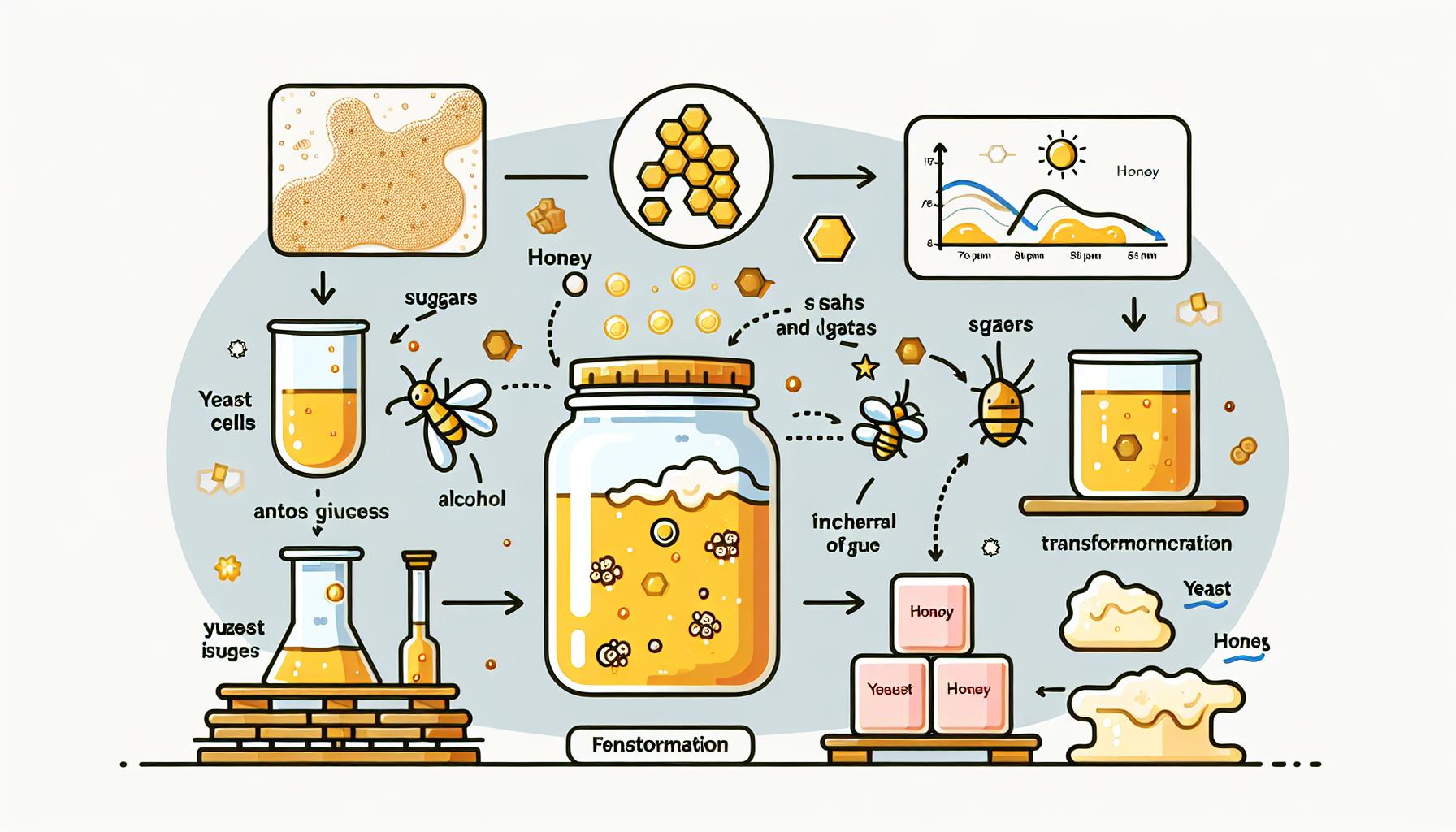 Proč kvasí med? Důvody fermentace a jak ji zastavit 2 Důvody kvasení medu a proces fermentace