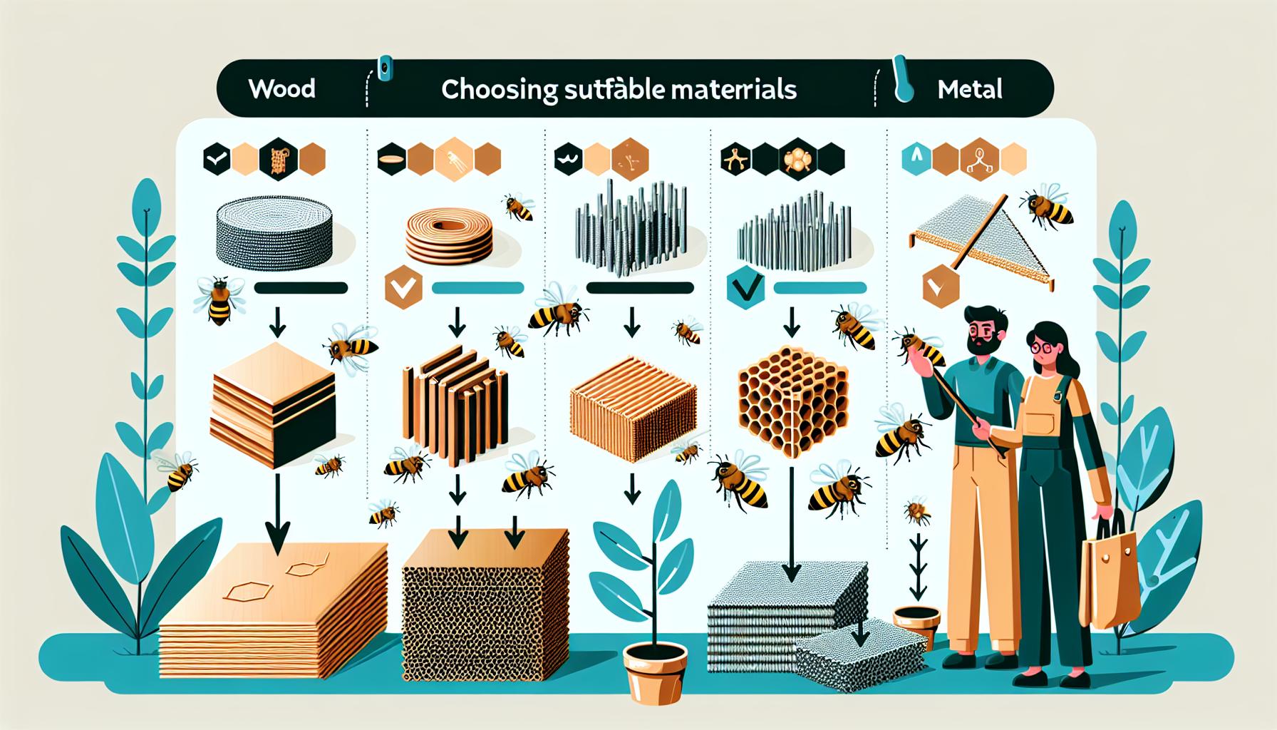 Jak vybrat vhodné materiály pro výrobu včelího klátu