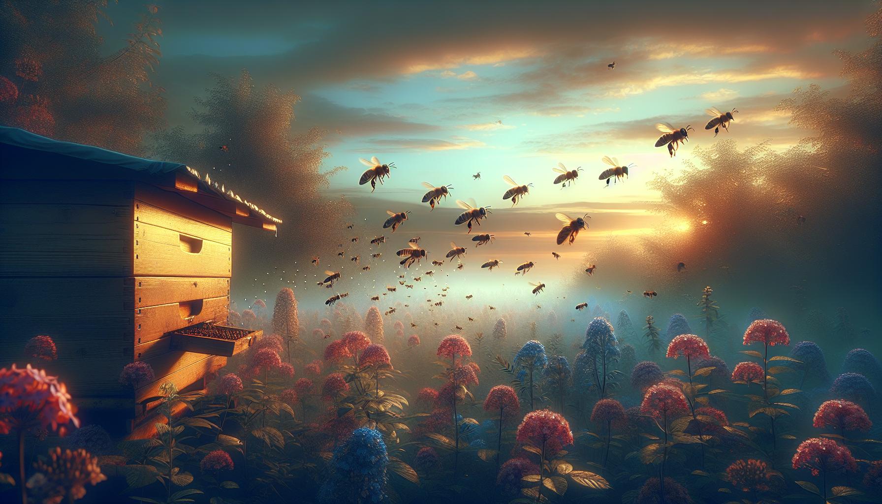 Kdy včely začínají svůj let: Teplotní rozmezí a denní doba