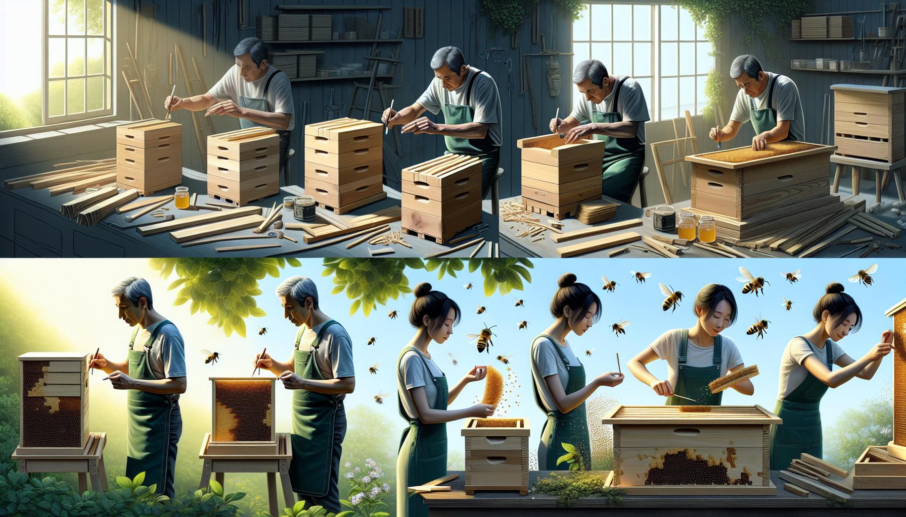 Krok za krokem: Sestavování včelího klátu