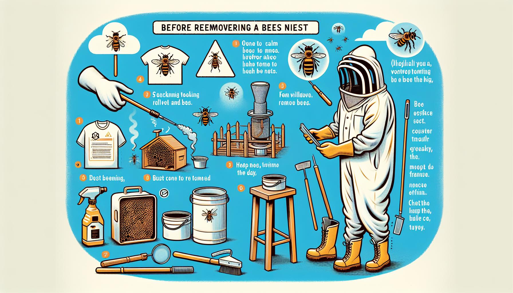 Jak se zbavit včelího hnízda: Rady na odstranění včelího hnízda bez rizika 3 Bezpečnostní opatření před odstraněním včelího hnízda