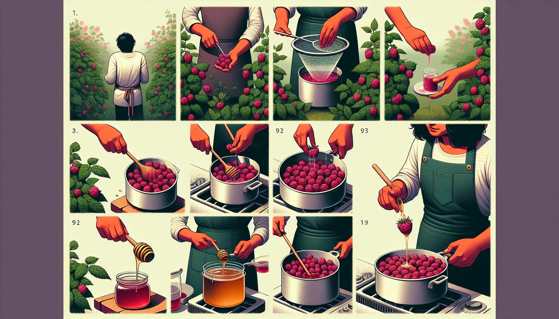 Malinový med recept: Lahodný malinový med pro každou příležitost 3 Krok za krokem: Postup při výrobě malinového medu