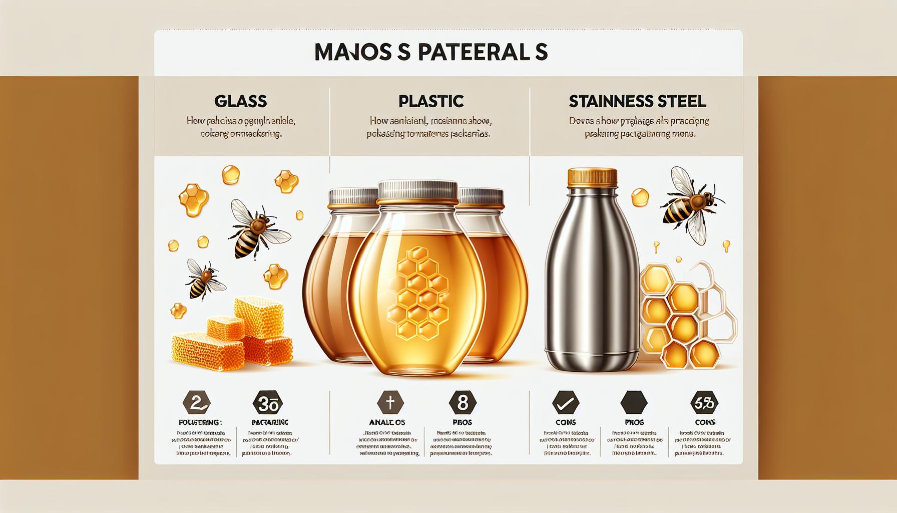 Jaké materiály jsou nejlepší pro obaly na med