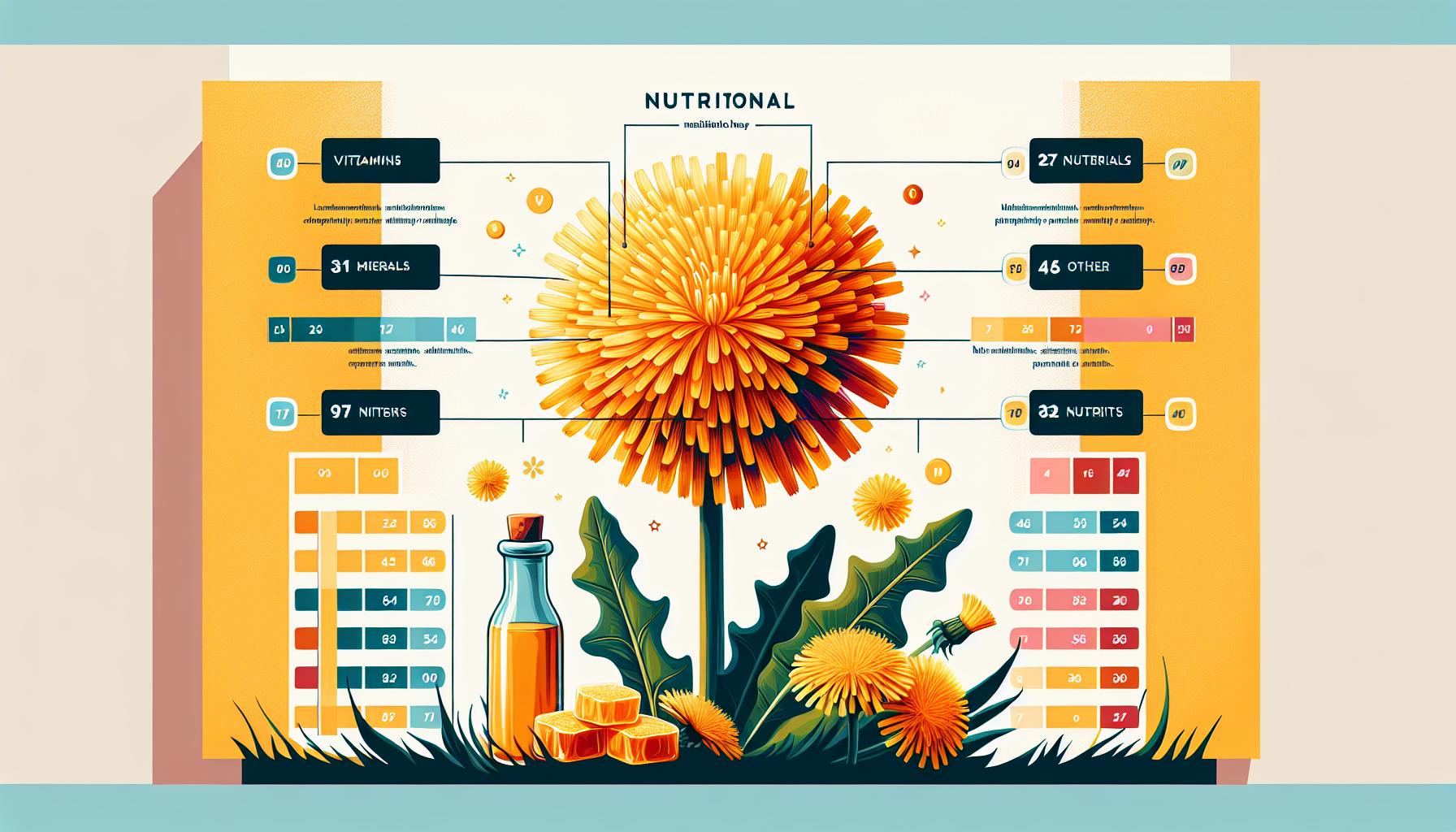 Nutriční hodnoty pampeliškového medu
